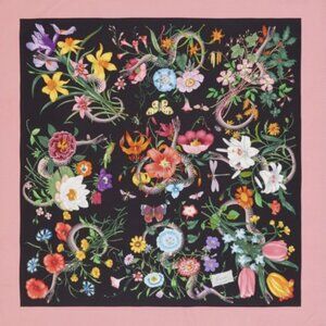 GUCCI FLORAL SCARF